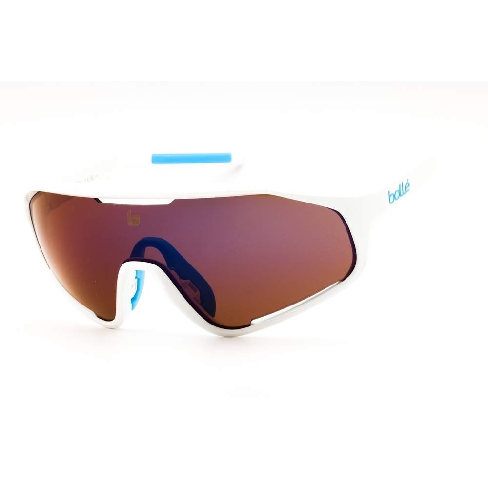 NWT Bolle Shifter-BS010006 136mm White Shiny Sunglasses